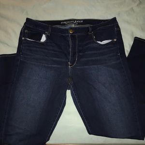 American Eagle high rise skinny jeans